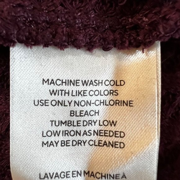 NWT Free People Sweater XS Oversized Cowl Neck Draped Tunic Top Date Night Wine - Picture 13 of 13